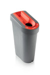 Recycling Bin with Sticker Sheet and Optional Coloured Lid Insert (70 Litres)