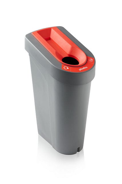 Recycling Bin with Sticker Sheet and Optional Coloured Lid Insert (70 Litres)