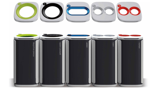 Professional Office Recycling Bin - 60 Litres