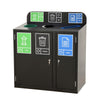 Zeus 3 Bay Recycling Station 240 Litre (80 Litres per Bay)