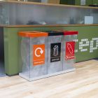 Triple Box Cycle Indoor Recycling Bin - 180 and 240 Litre Available
